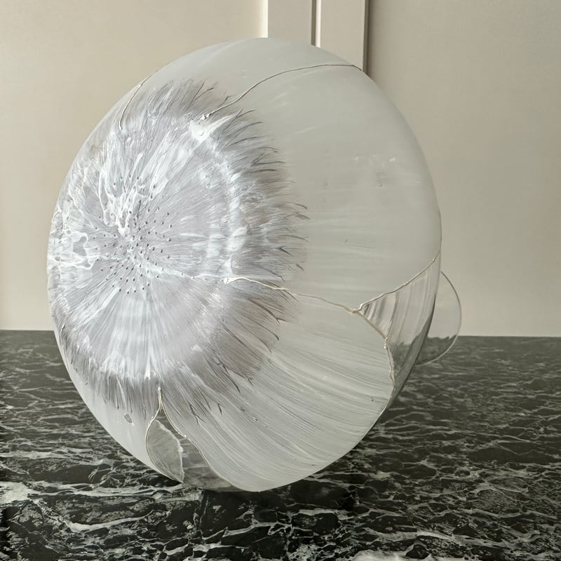 vintag ヴィンテージ ガラス製 フラワーベース アンティーク花瓶アネモネ☘️ vintage ガラス製フラワーベース アネモネ | gla