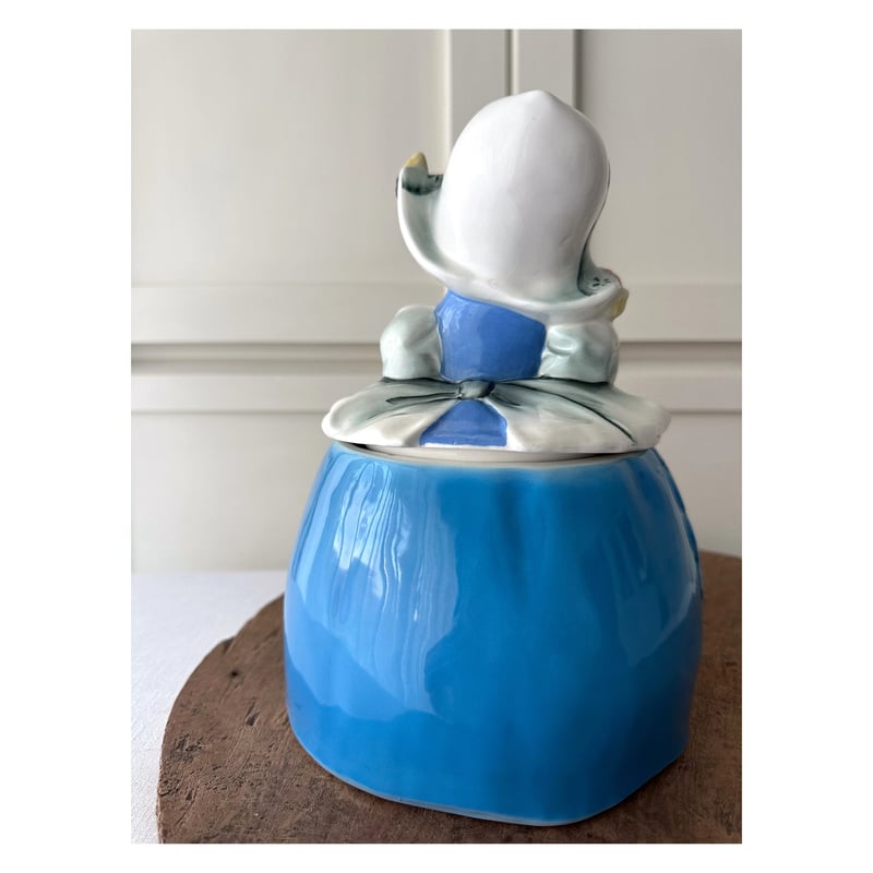 貴重ヴィンテージ　Susan paley 可愛い♪陶器クッキージャー 値下 貴重ヴィンテージ Susan paley 可愛い♪陶器クッキージャー