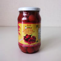 AKABARE WHOLE CHILLI PICKLE-DALLA IN BRINE - 赤唐辛子の塩漬け 10006