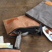 【DULTON】WAX CANVAS TOOL POUCH (CAMEL)