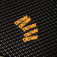 【DIGINN】YELLOW LOGO STICKER (5枚パック)