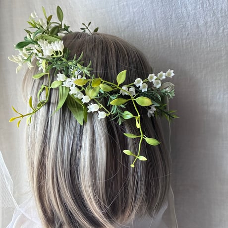 花かんむり・オーダーメイド（レインボー）ハンドメイド 花かんむり・オーダーメイド（レインボー）ハンドメイド