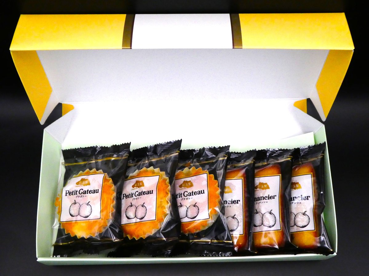 彩玉梨の「フィナンシェ3個」「プチガトー3個」スイーツ2種セット