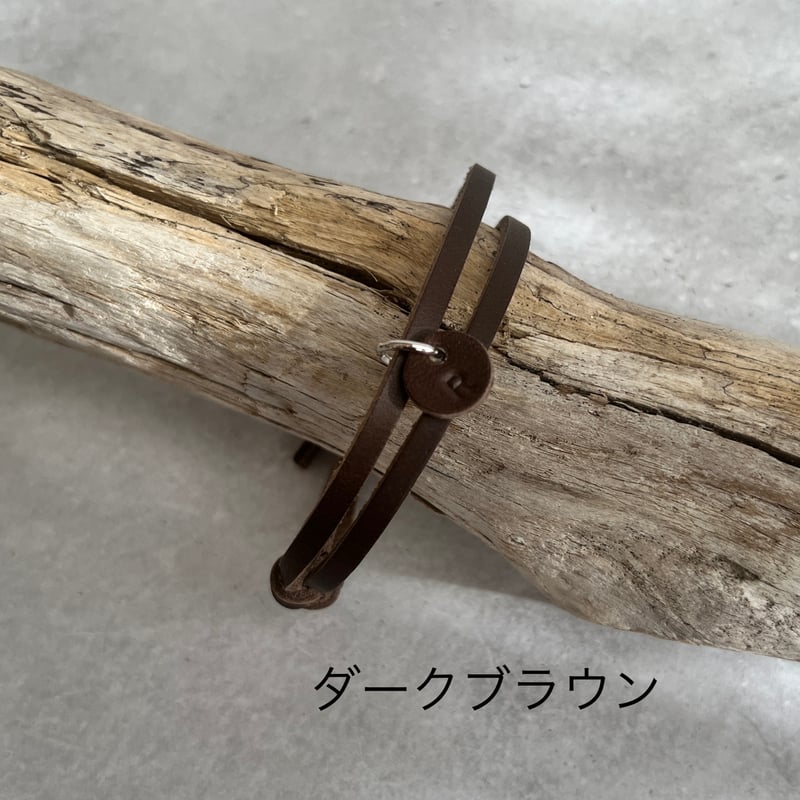 長さ調節可能！本革レザーブレスレット メンズサイズ | Anne Leather