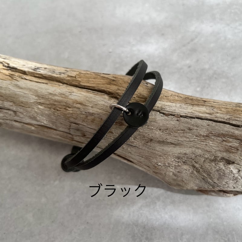 長さ調節可能！本革レザーブレスレット メンズサイズ | Anne Leather 