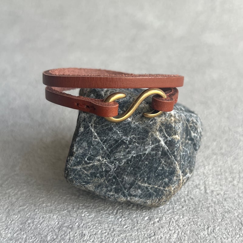 レザーブレスレット インフィニティ レディースサイズ | Anne Leather