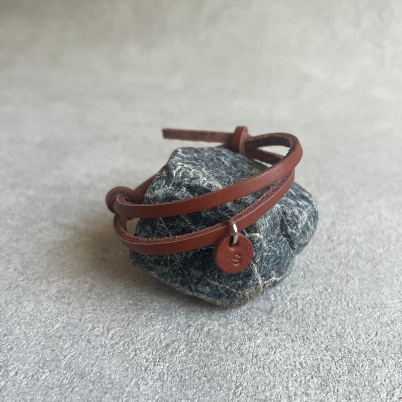 長さ調節可能！本革レザーブレスレット メンズサイズ | Anne Leather