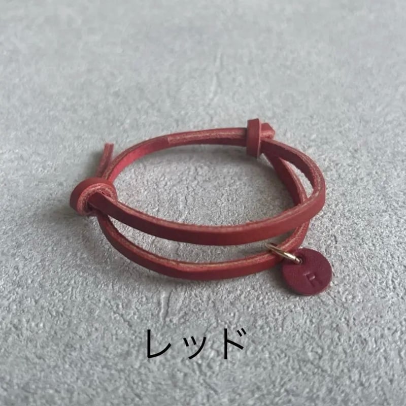 長さ調節可能！本革レザーブレスレット レディースサイズ | Anne