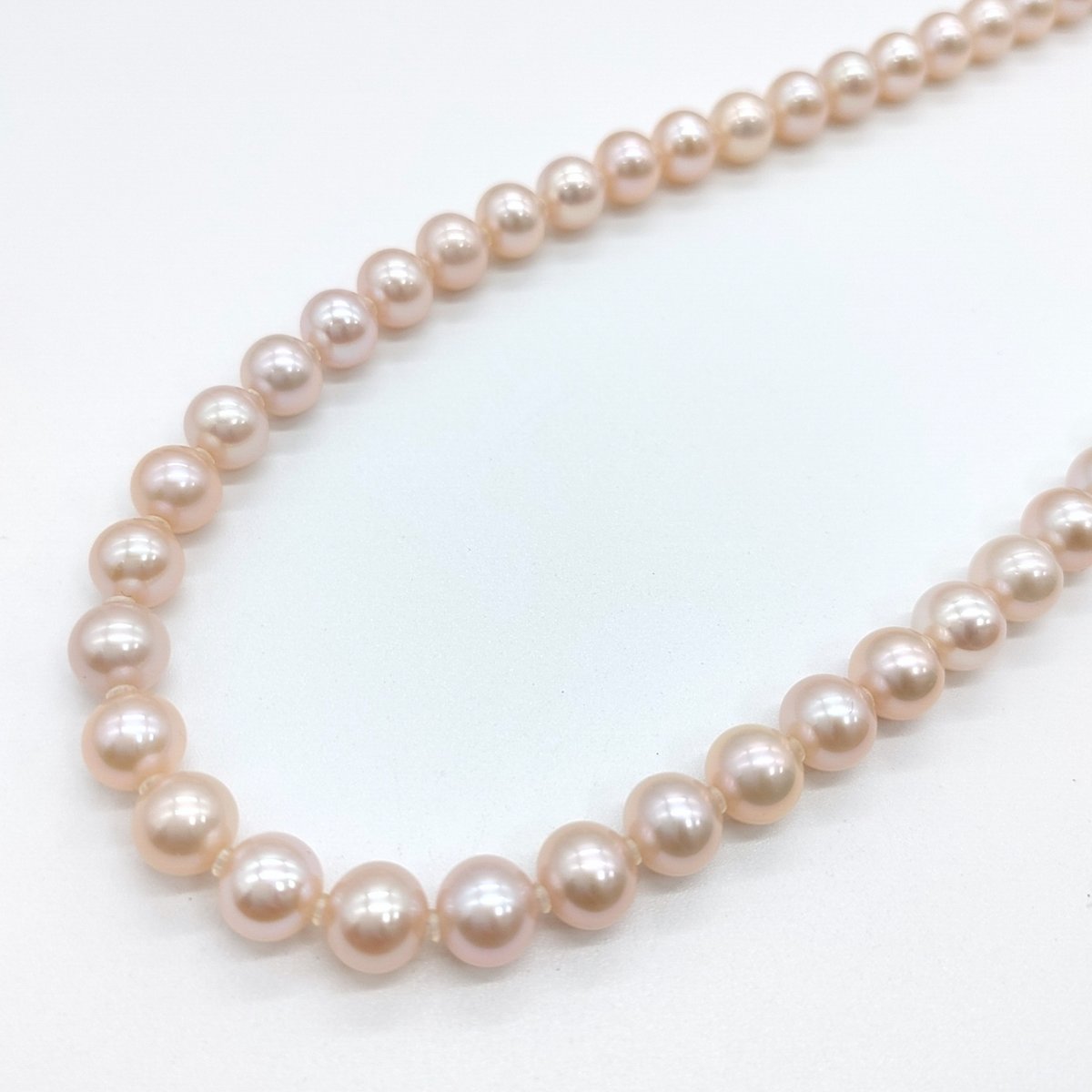 桃色パールのお花ラリエットネックレス | KJM-pearl