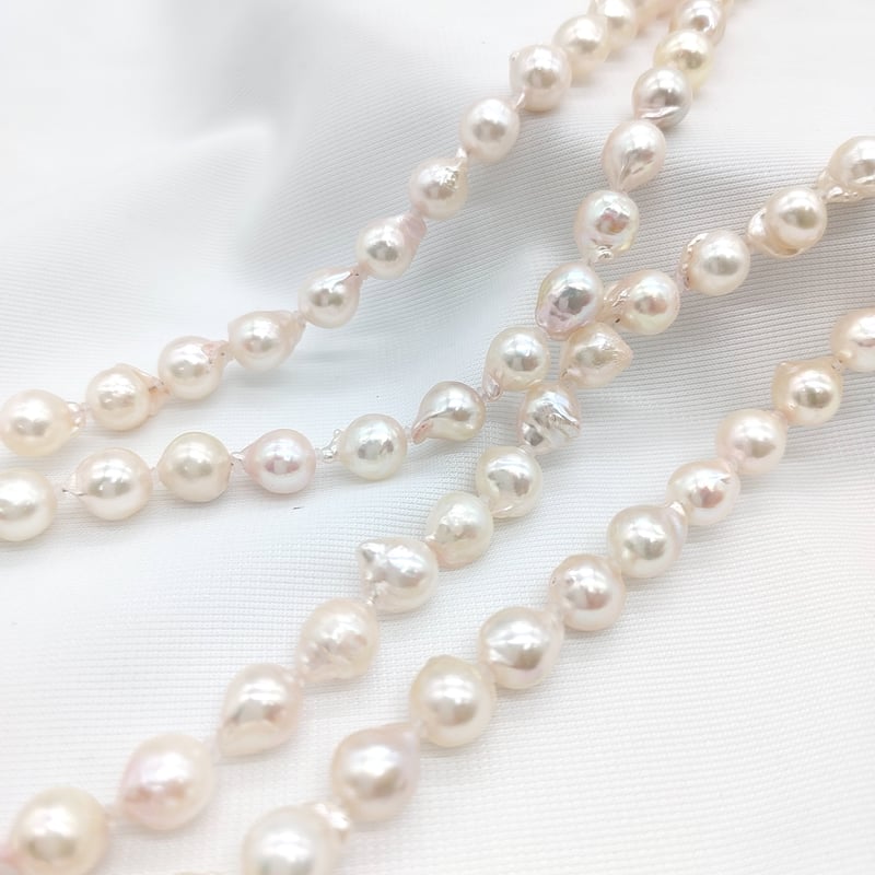 あこや真珠バロック ロングネックレス | KJM-pearl