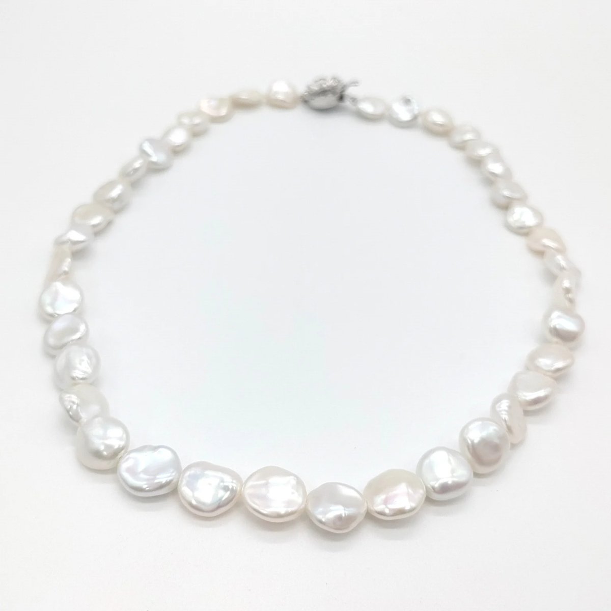 ご*！様 パール ネックレス 大粒 最大約11.6mm 大粒バロックのシンプル一連ネックレス | KJM-pearl