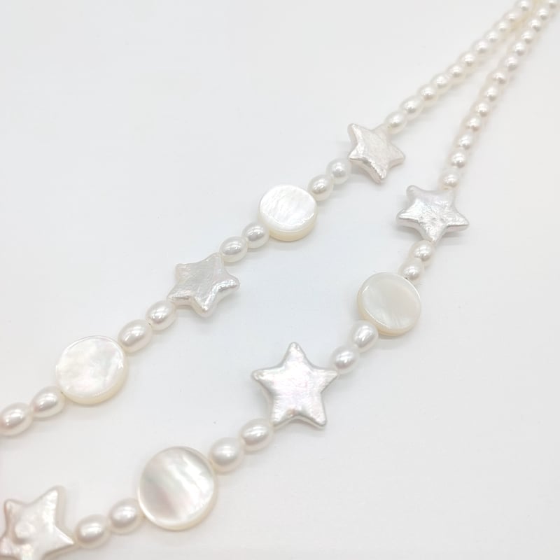 星と満月のネックレス | KJM-pearl