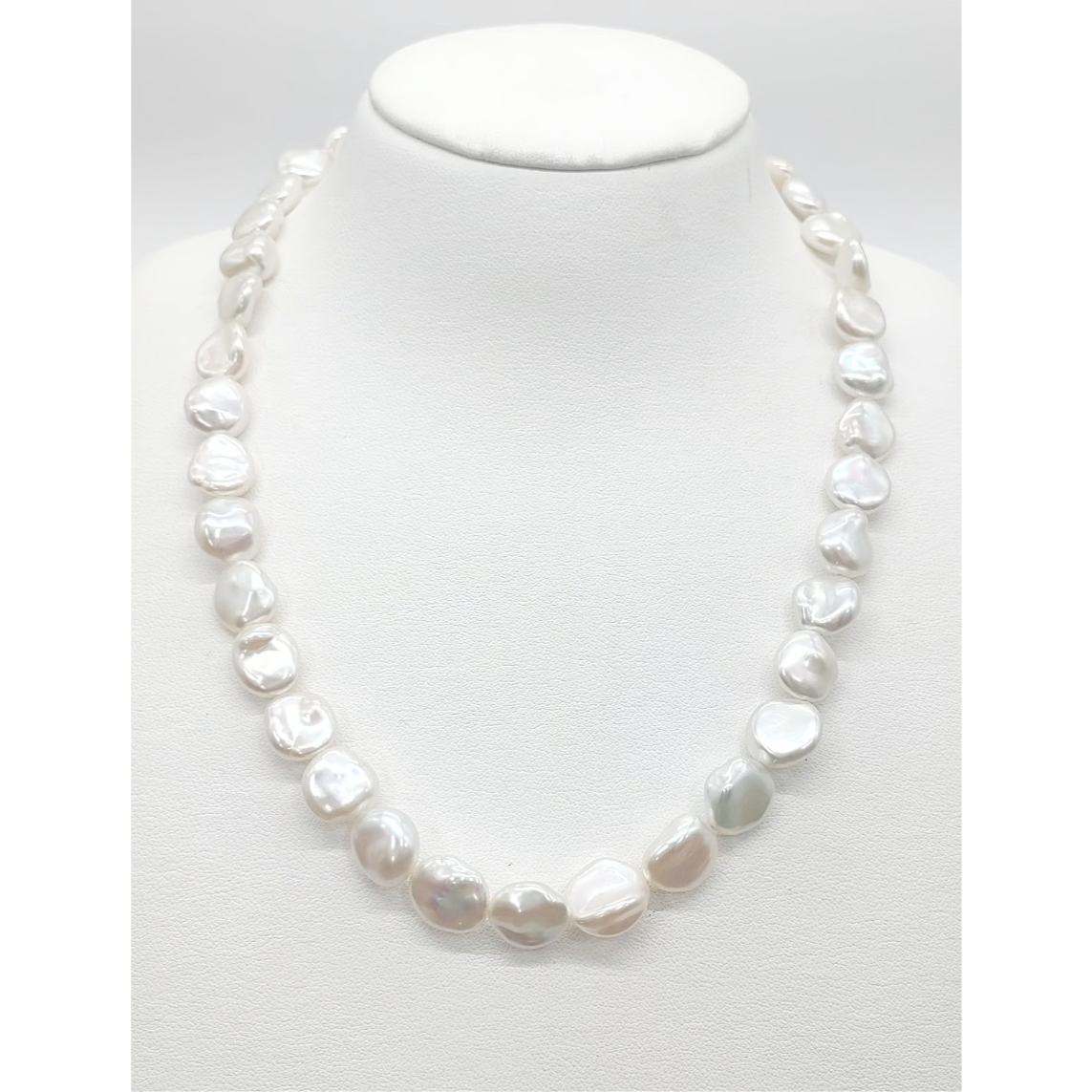 大粒バロックのシンプル一連ネックレス | KJM-pearl