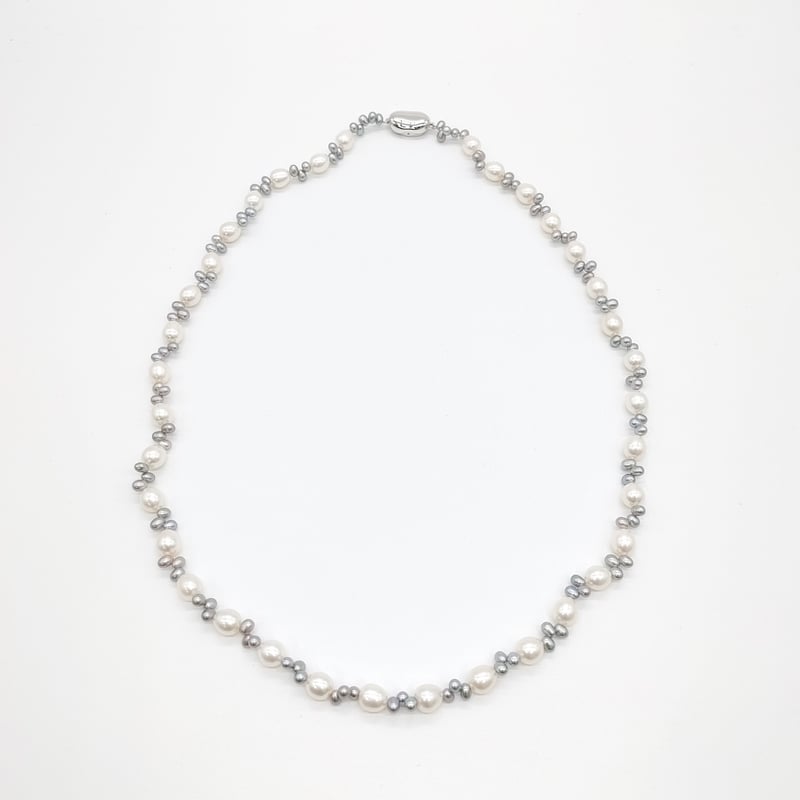 モノトーン デザインネックレス | KJM-pearl