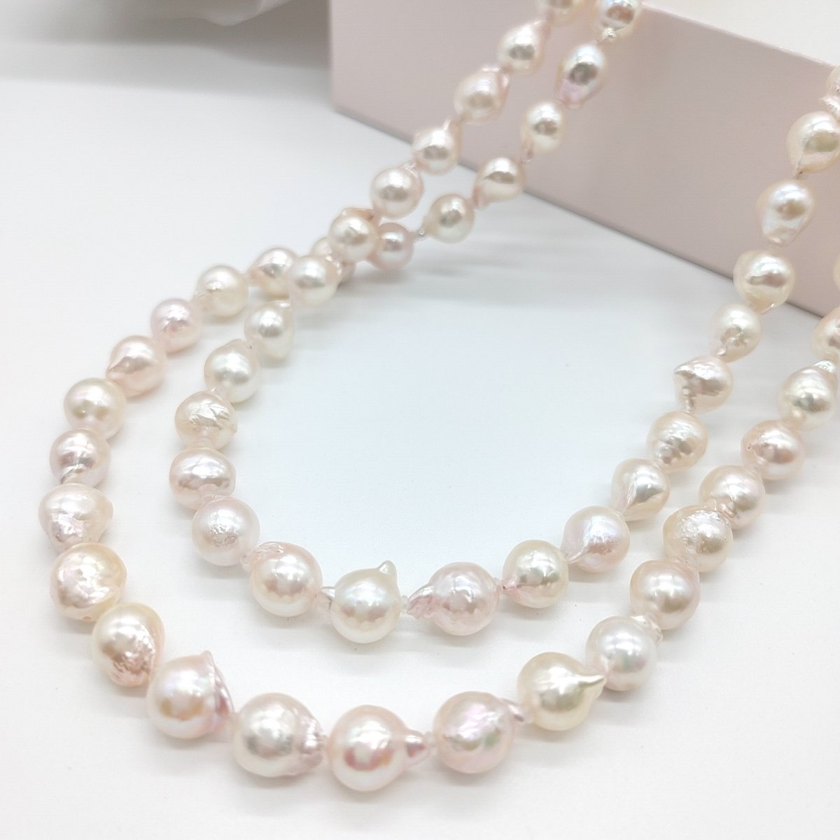 あこや真珠バロック ロングネックレス | KJM-pearl