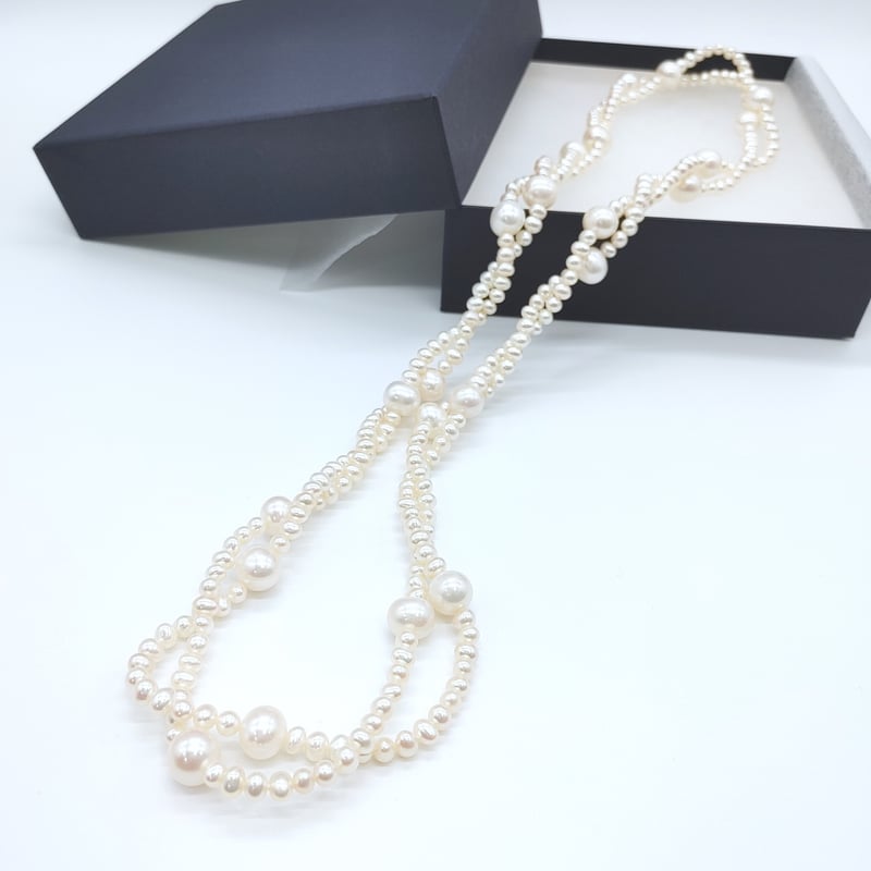 エンドレス 2連ネックレス | KJM-pearl