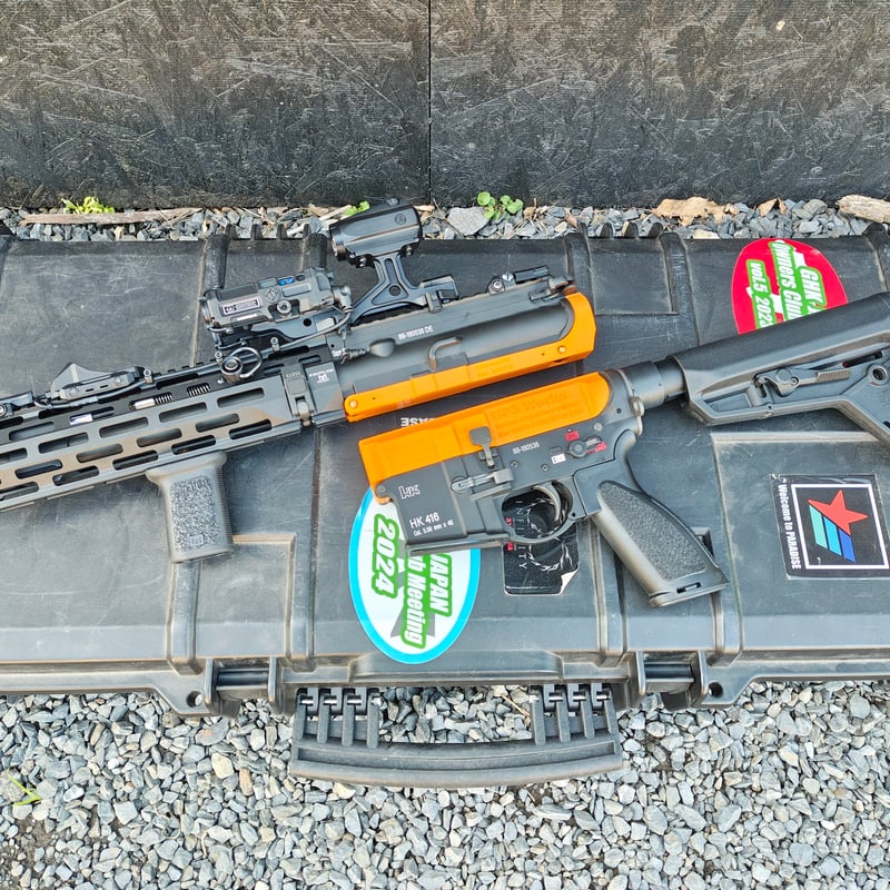 AR15アッパー、ロアーレシーバーカバー【セット】 for GHK/VFC
