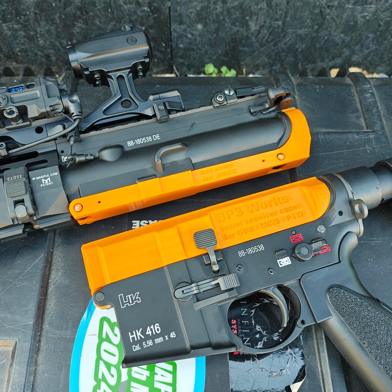 AR15アッパー、ロアーレシーバーカバー【セット】 for GHK/VFC