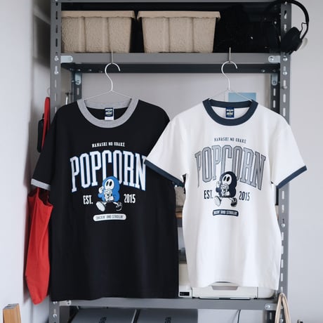 “POPCORN” Tシャツ［BLACK］