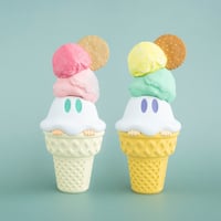 アイスになりたいおばけちゃんのソフビ