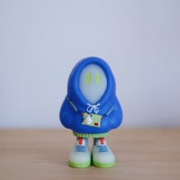 ピースイエティ君のソフビ/BLACK×GREEN | ななしのおばけちゃん