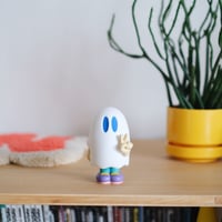 ピースイエティ君のソフビ /BLUE | ななしのおばけちゃんオンラインストア