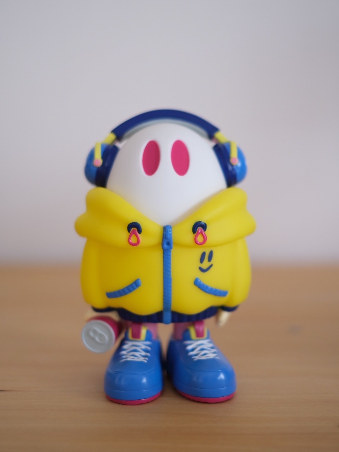 ヘッドホンおばけちゃんソフビ[YELLOW] | ななしのおばけちゃん