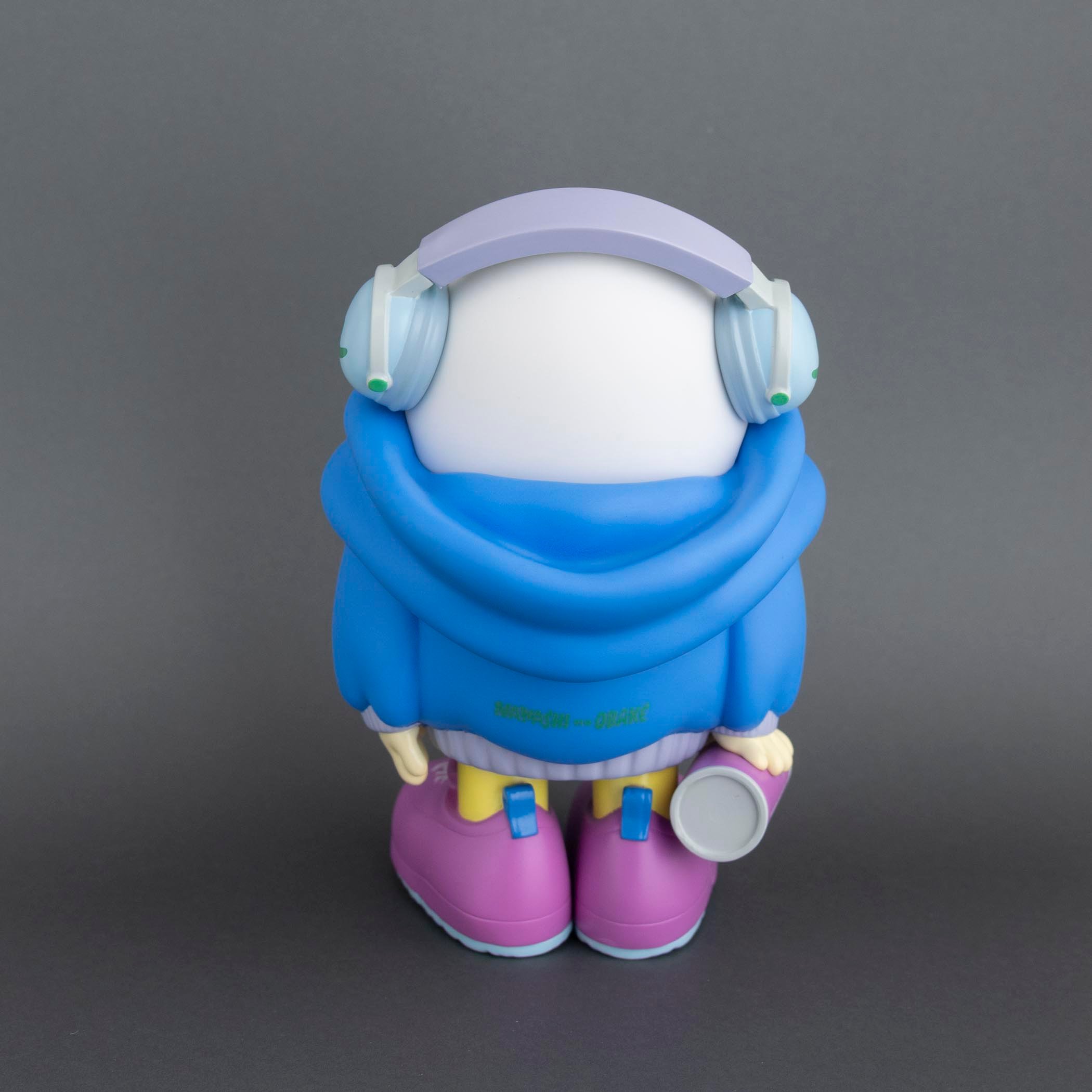 ななしのおばけちゃんソフビ[BlueGreen] ヘッドホンおばけちゃんソフビ[BLUE] | ななしのおばけちゃん