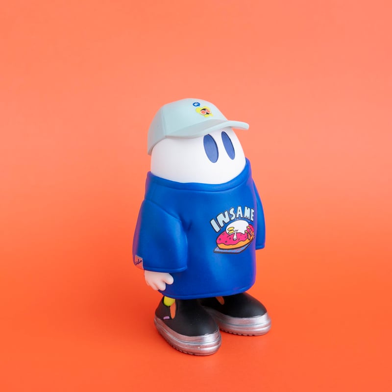 ゆるゆるTおばけのフィギュア[BLUE] | ななしのおばけちゃん