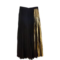 Y's pleated long skirt