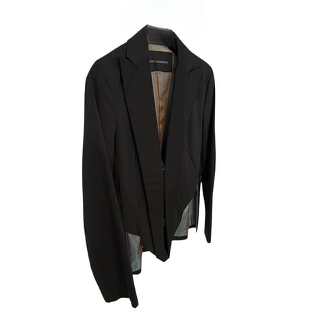 MASAKI MATSUSHIMA striped deformed jacket