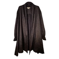 Wrinkle processing A-line coat
