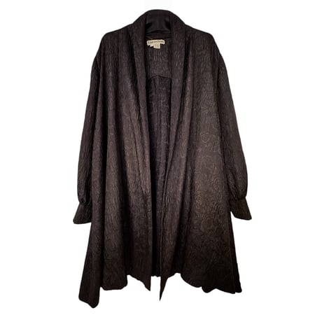Wrinkle processing A-line coat