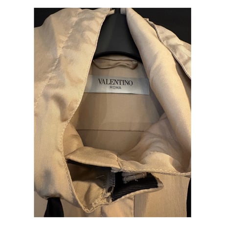 VALENTINO hooded zipper coat