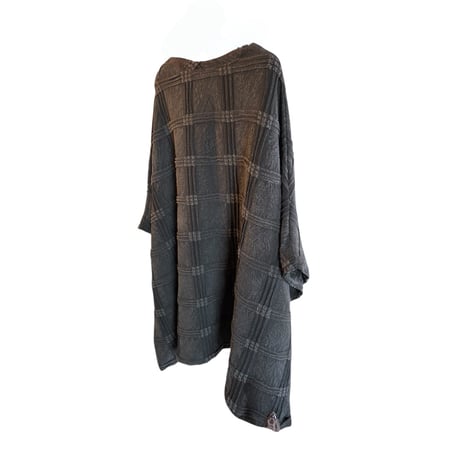 dark gray big-cut clothing