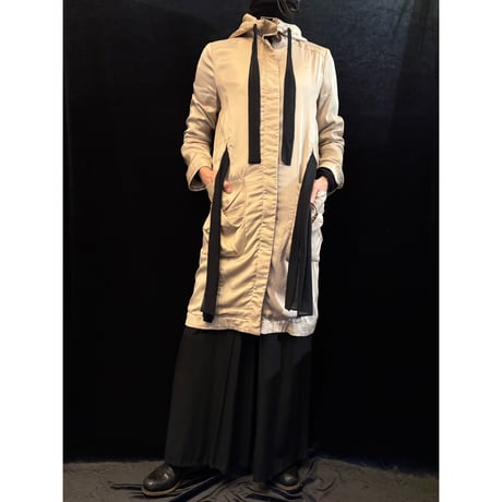 VALENTINO hooded zipper coat