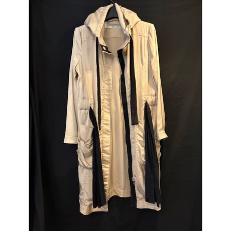 VALENTINO hooded zipper coat