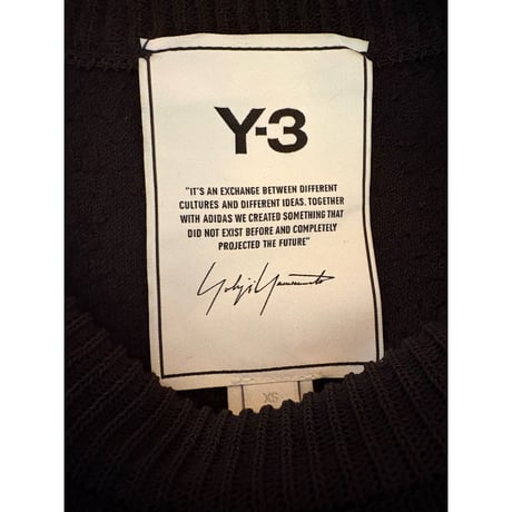 Y-3 embroidered logo knit