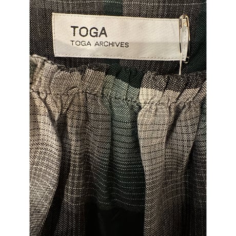 TOGA ARCHIVES check skirt