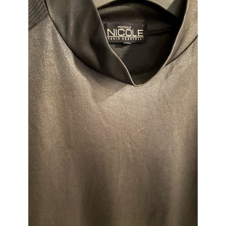 NICOLE side zipper high neck