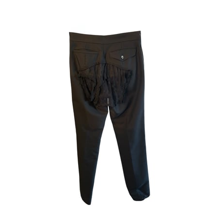 UNDER COVER Center press straight wide slacks pants