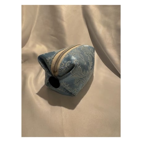 antique curtains caramel pouch