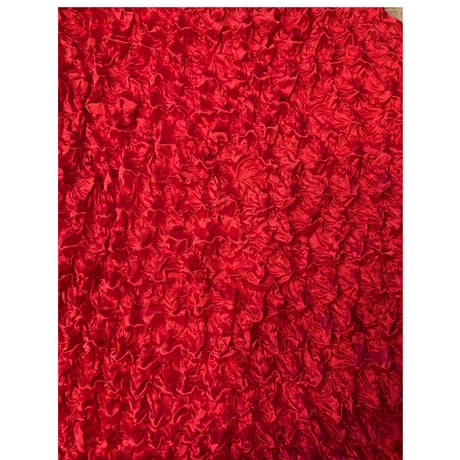 Red waffle camisole