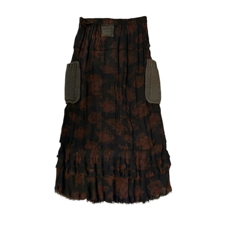 tricot COMME des GARCONS  sheer skirt