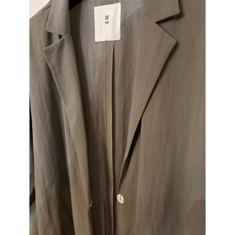 straight line long jacket