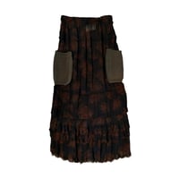 tricot COMME des GARCONS  sheer skirt