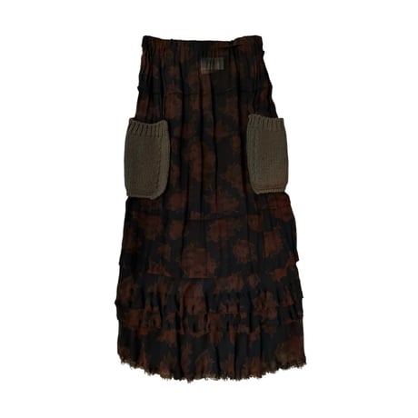 tricot COMME des GARCONS  sheer skirt