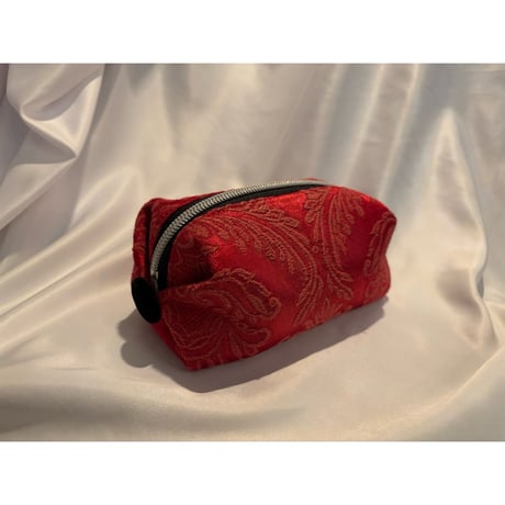 antique curtains caramel pouch