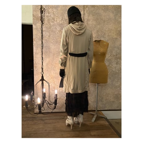 VALENTINO hooded zipper coat