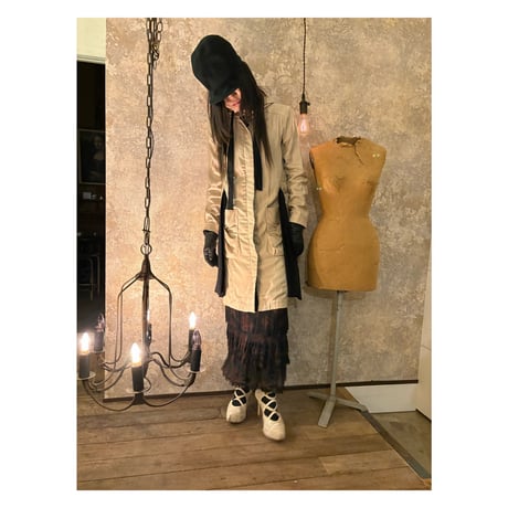 VALENTINO hooded zipper coat